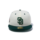 59FIFTY Sister City Collection YOKOHAMA サンディエゴ・パドレス クロームホワイト ダークグリーンバイザー - 13682233-700 | NEW ERA ニューエラ公式オンラインストア