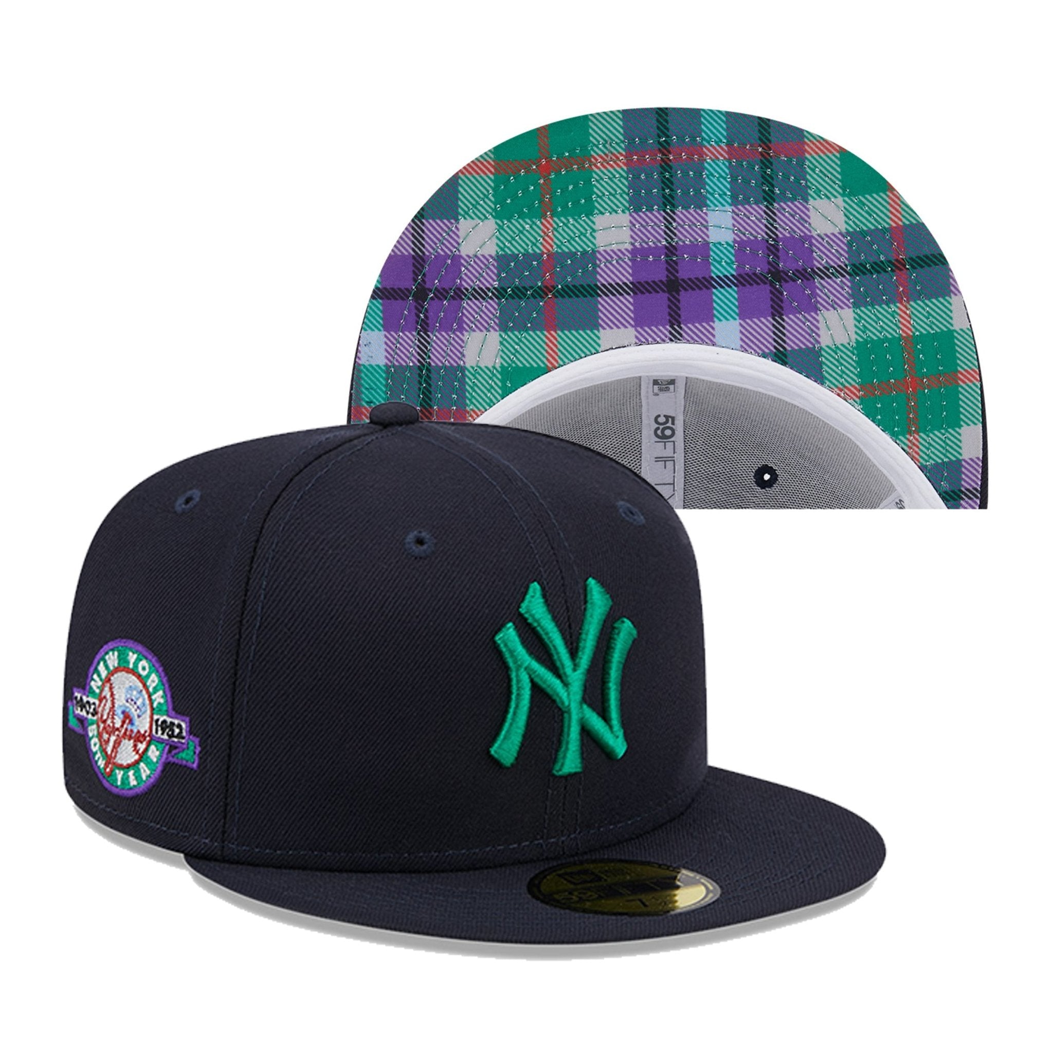 59FIFTY State Tartan ニューヨーク・ヤンキース ネイビー - ニューエラ