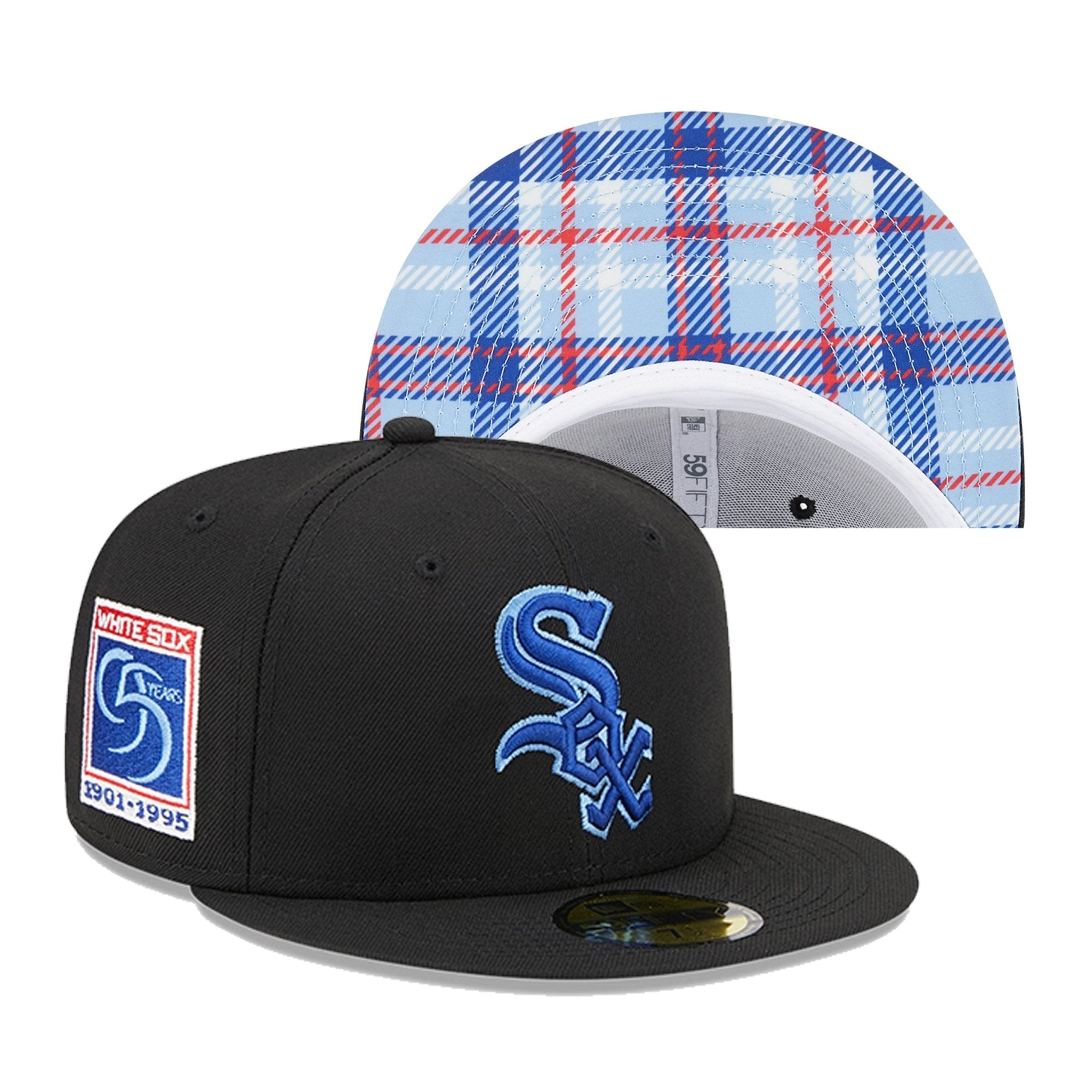 59FIFTY State Tartan シカゴ・ホワイトソックス ブラック