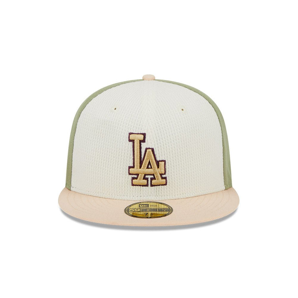 59FIFTY Thermal Front ロサンゼルス・ドジャース ホワイト / ピスタチオグリーン / ピンクベージュ - 14132555-700 | NEW ERA ニューエラ公式オンラインストア