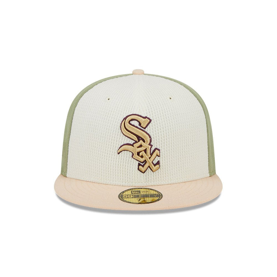 59FIFTY Thermal Front シカゴ・ホワイトソックス ホワイト / ピスタチオグリーン / ピンクベージュ - 14132556-700 | NEW ERA ニューエラ公式オンラインストア