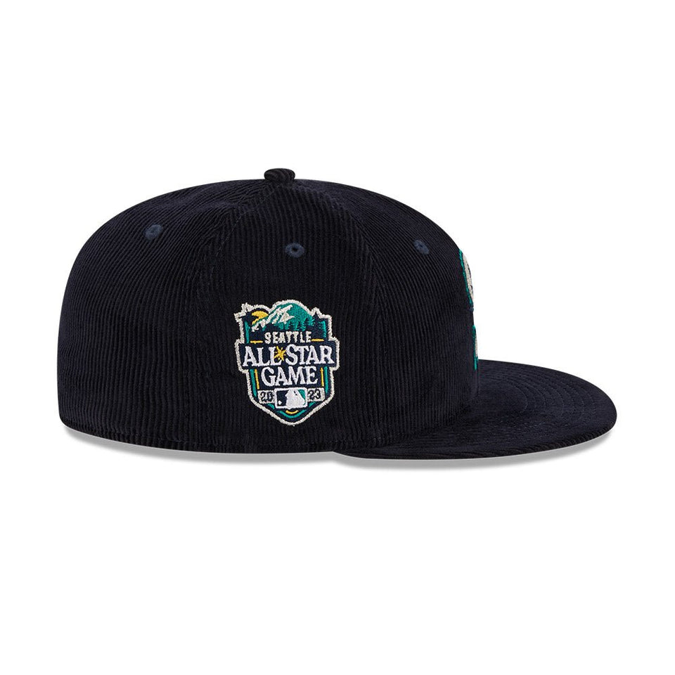 59FIFTY Throwback Corduroy コーデュロイ シアトル・マリナーズ コーデュロイ ネイビー グレーアンダーバイザー