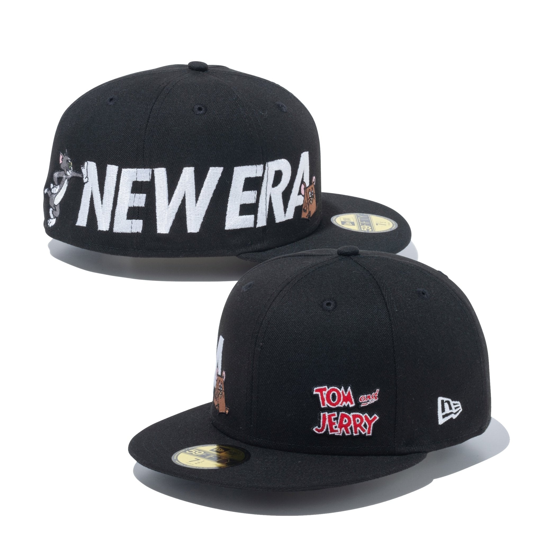 59FIFTY TOM and JERRY トムとジェリー エッセンシャルロゴ ブラック