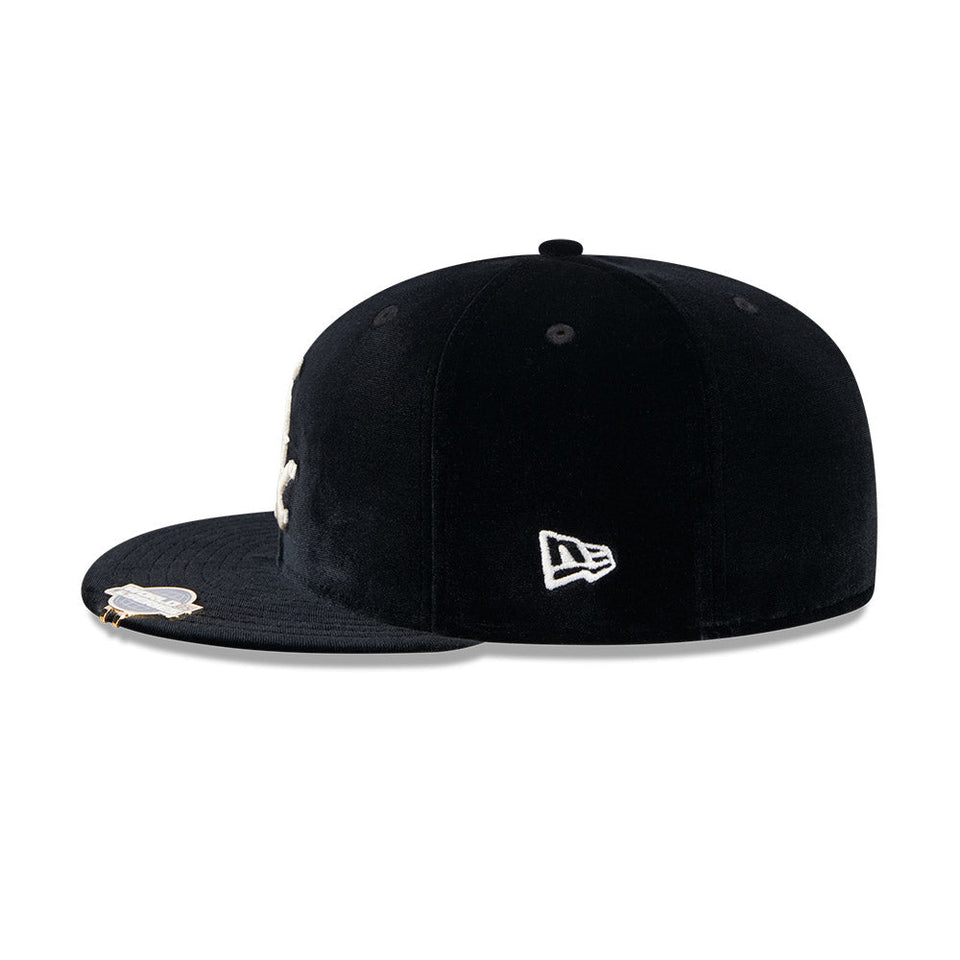 59FIFTY Velvet Visor Clip シカゴ・ホワイトソックス ブラック - 13944259-700 | NEW ERA ニューエラ公式オンラインストア