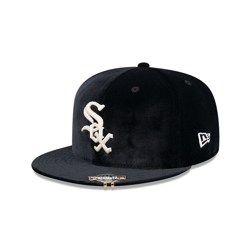 59FIFTY Velvet Visor Clip シカゴ・ホワイトソックス ブラック - 13944259-700 | NEW ERA ニューエラ公式オンラインストア