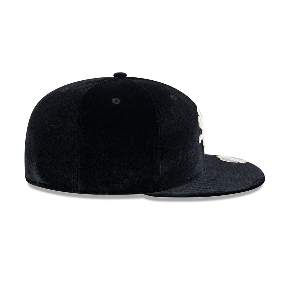 59FIFTY Velvet Visor Clip シカゴ・ホワイトソックス ブラック - 13944259-700 | NEW ERA ニューエラ公式オンラインストア