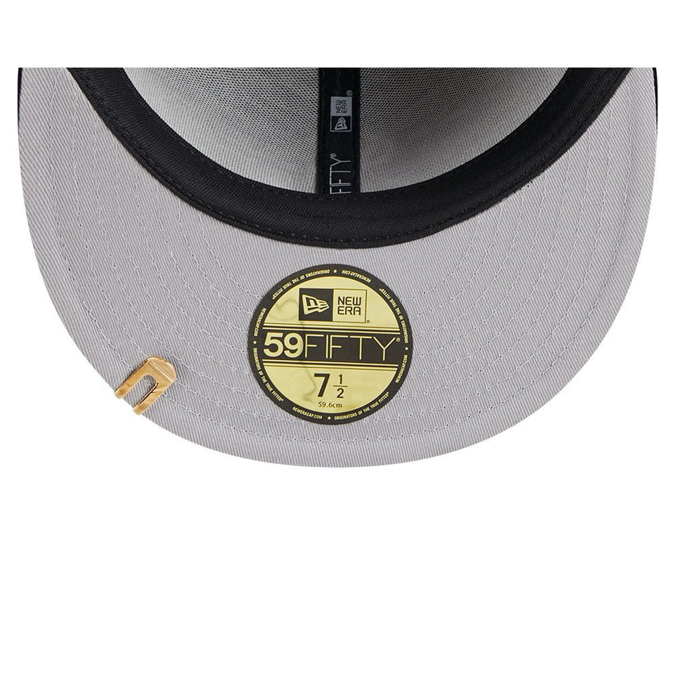 59FIFTY Velvet Visor Clip シカゴ・ホワイトソックス ブラック - 13944259-700 | NEW ERA ニューエラ公式オンラインストア