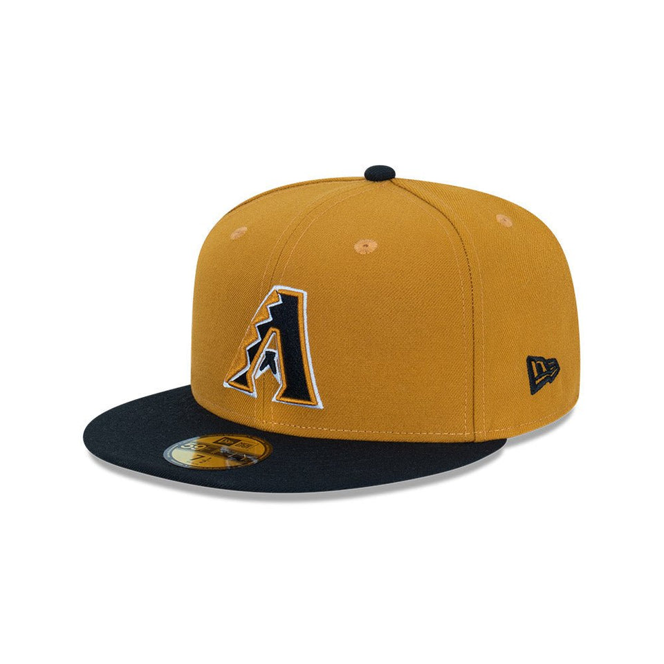 59FIFTY Vintage Gold アリゾナ・ダイヤモンドバックス ゴールド / ブラック グレーアンダーバイザー - 13518071-700 | NEW ERA ニューエラ公式オンラインストア