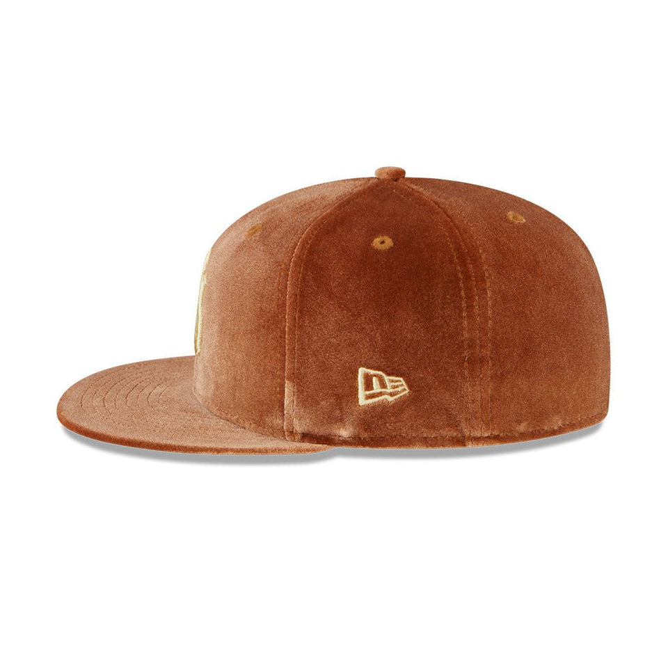 59FIFTY Vintage Velvet ニューヨーク・ヤンキース ライトブラウン