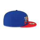 59FIFTY WB 100th Year Looney Tunes x Superhero Mashup Pack スーパーマン ロイヤル スカーレットバイザー - 13695958-700 | NEW ERA ニューエラ公式オンラインストア