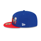 59FIFTY WB 100th Year Looney Tunes x Superhero Mashup Pack スーパーマン ロイヤル スカーレットバイザー - 13695958-700 | NEW ERA ニューエラ公式オンラインストア