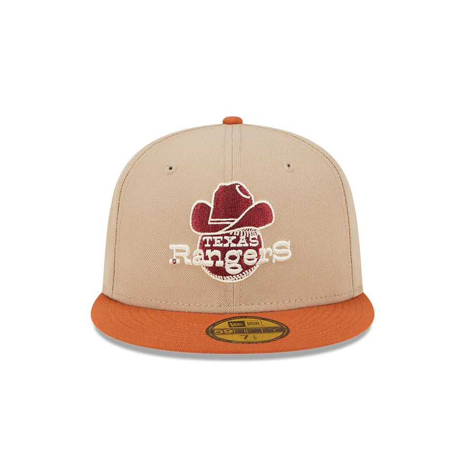 59FIFTY Wildlife テキサス・レンジャーズ クーパーズタウン Turtle キャメル サーモンピンクアンダーバイザー - 13704992-700 | NEW ERA ニューエラ公式オンラインストア