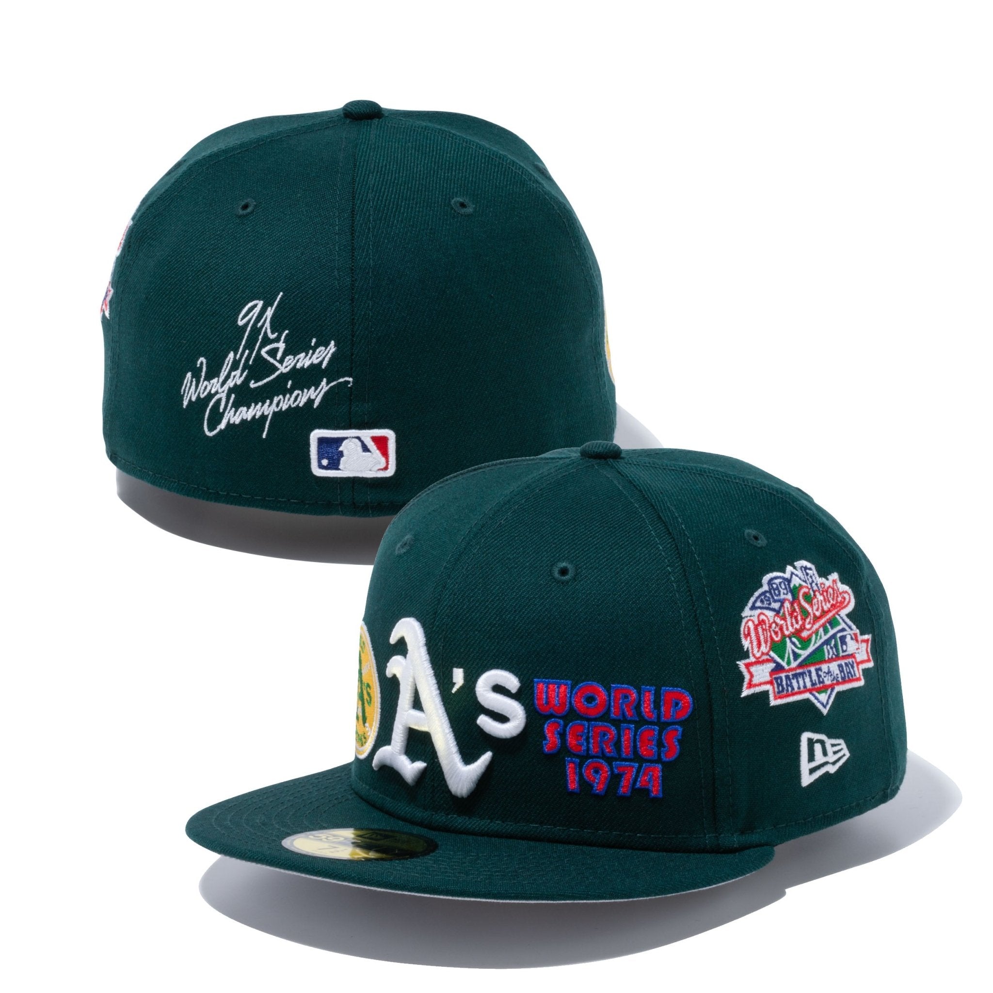 59FIFTY World Champions オークランド・アスレチックス グレー