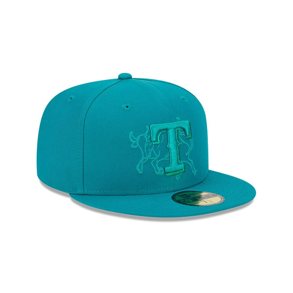 59FIFTY Zodiac テキサス・レンジャーズ エメラルドグリーン グレーアンダーバイザー - 13552482-700 | NEW ERA ニューエラ公式オンラインストア