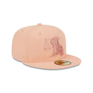 59FIFTY Zodiac レイクランド・タイガース サーモンピンク グレーアンダーバイザー - 13552488-700 | NEW ERA ニューエラ公式オンラインストア