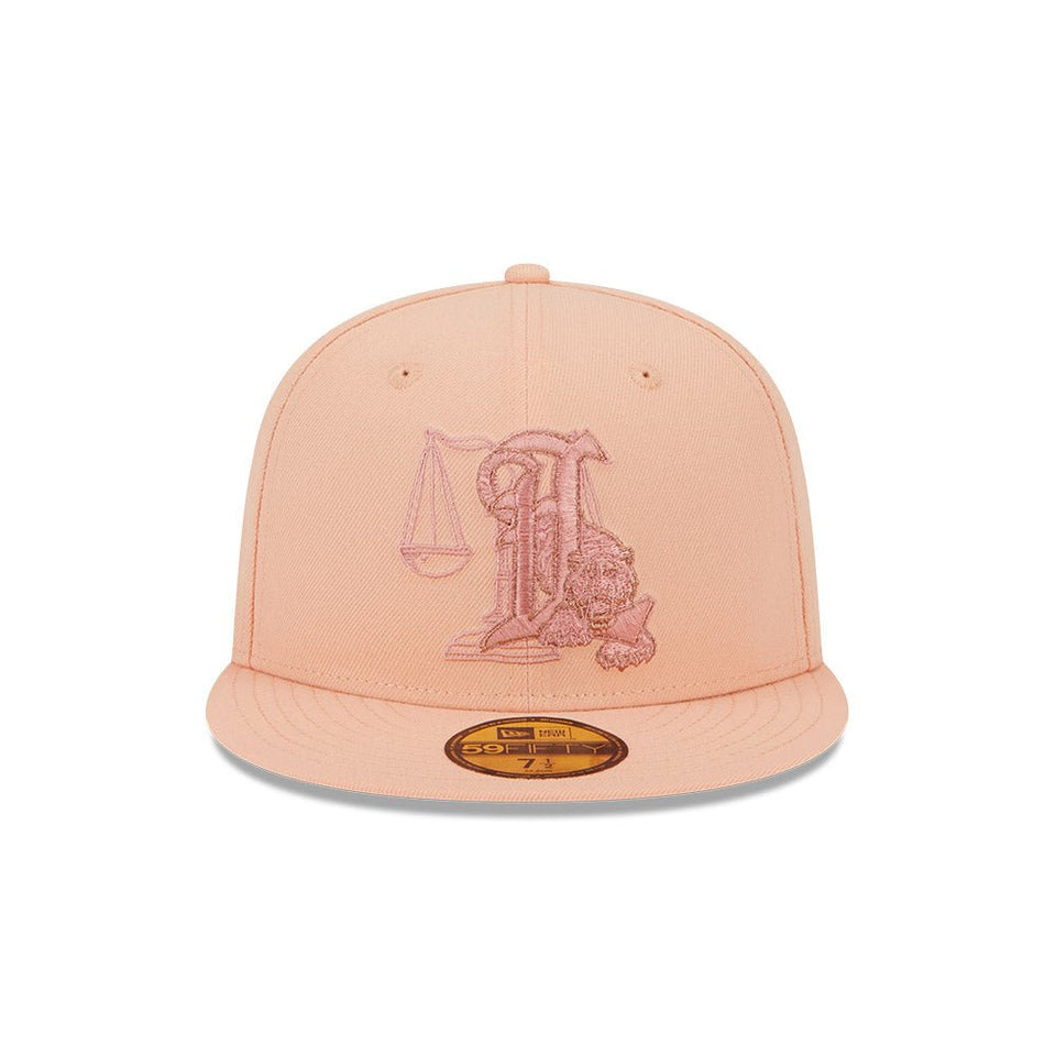 59FIFTY Zodiac レイクランド・タイガース サーモンピンク グレーアンダーバイザー - 13552488-700 | NEW ERA ニューエラ公式オンラインストア