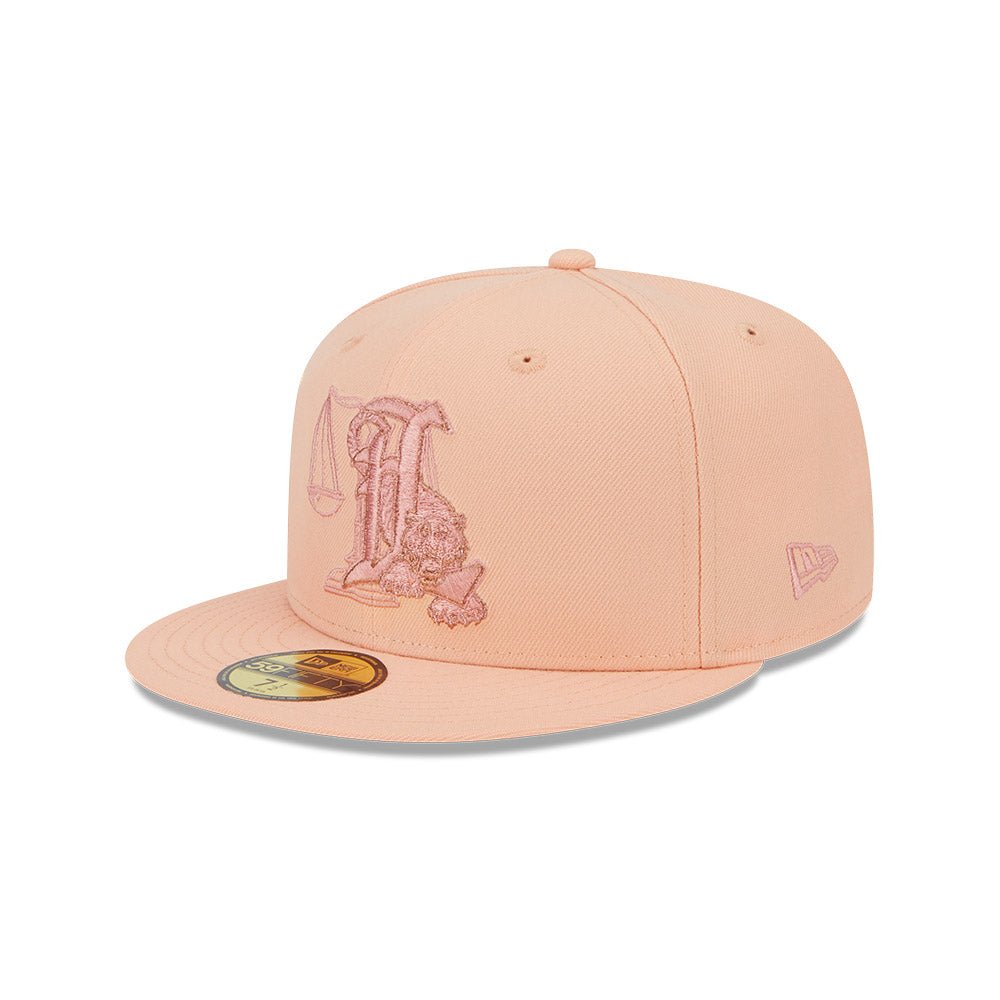 59FIFTY Zodiac レイクランド・タイガース サーモンピンク グレー