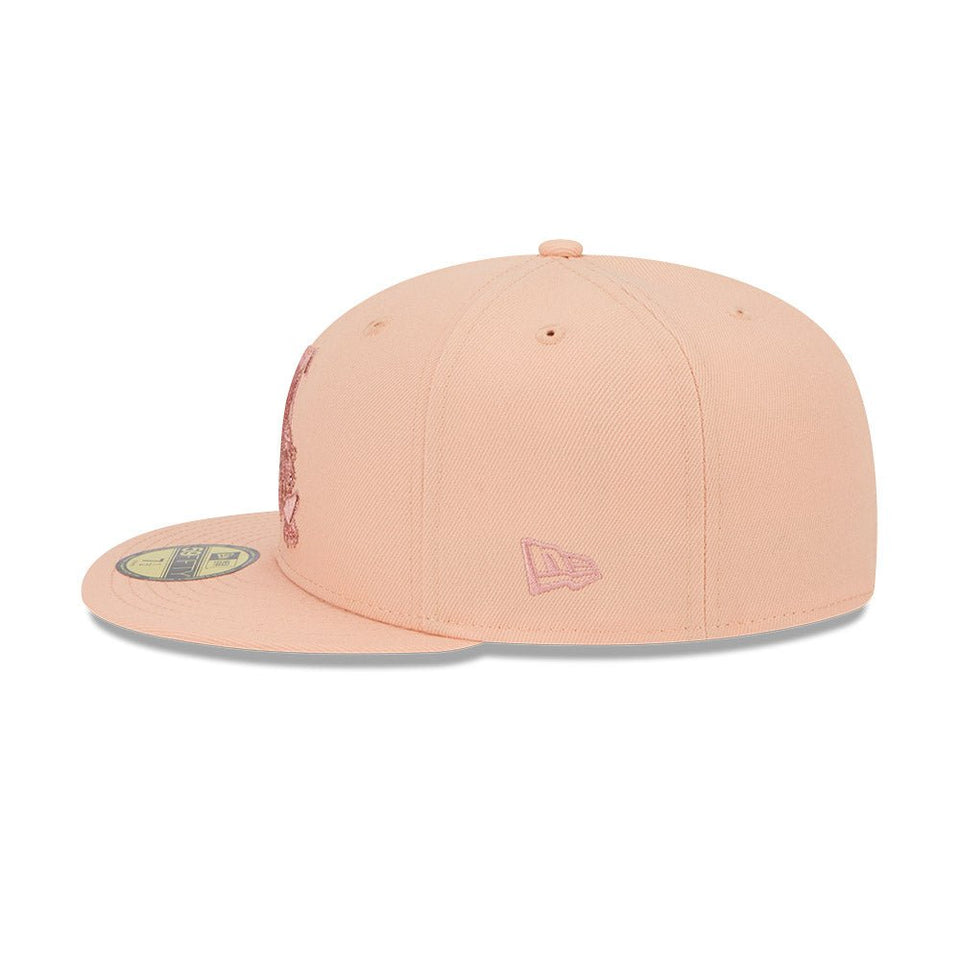 59FIFTY Zodiac レイクランド・タイガース サーモンピンク グレー 