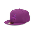 59FIFTY Zodiac アトランタ・ブレーブス パープル グレーアンダーバイザー - 13552491-700 | NEW ERA ニューエラ公式オンラインストア