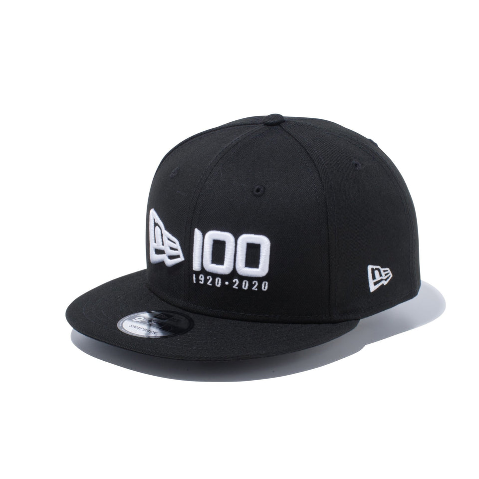 9FIFTY ニューエラ 100周年ロゴ ブラック × ホワイト | ニューエラ