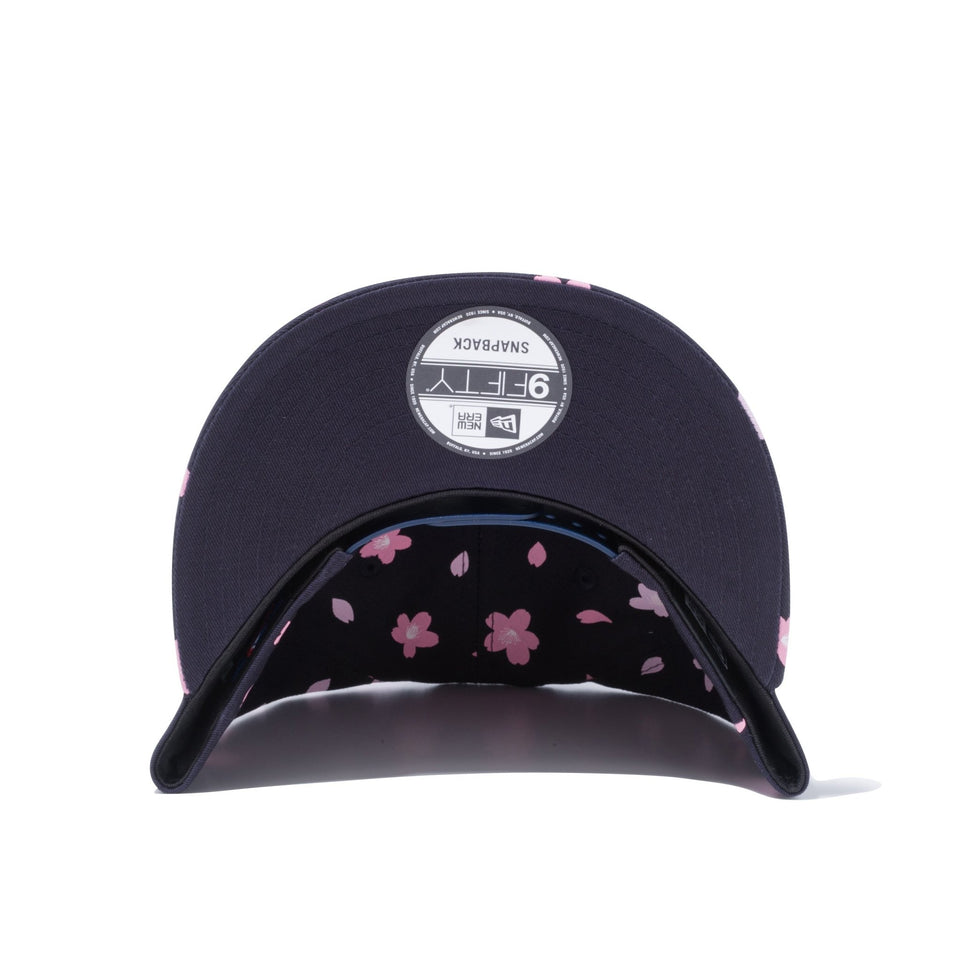 9FIFTY 桜 ニューヨーク・ヤンキース オールオーバープリント ネイビー