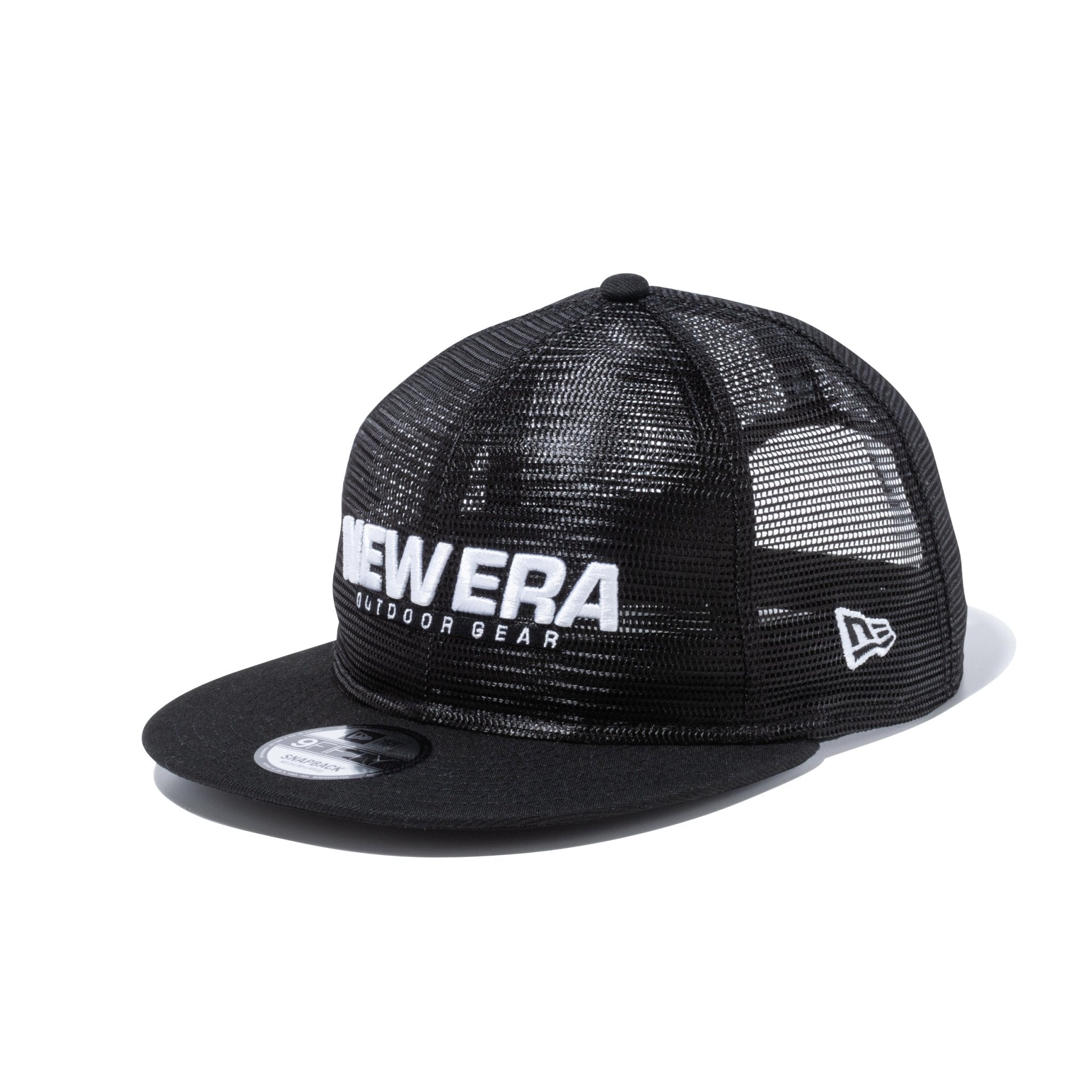 9FIFTY トラッカー Full Mesh New Era Outdoor Gear Logo ブラック