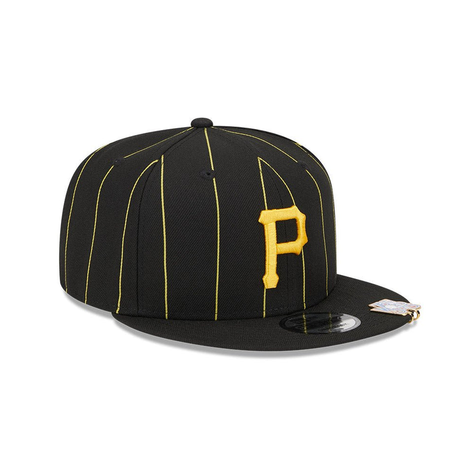 9FIFTY MLB Pinstripe Visor Clip ピッツバーグ・パイレーツ ブラック ケリーアンダーバイザー - 13743475-OSFM | NEW ERA ニューエラ公式オンラインストア