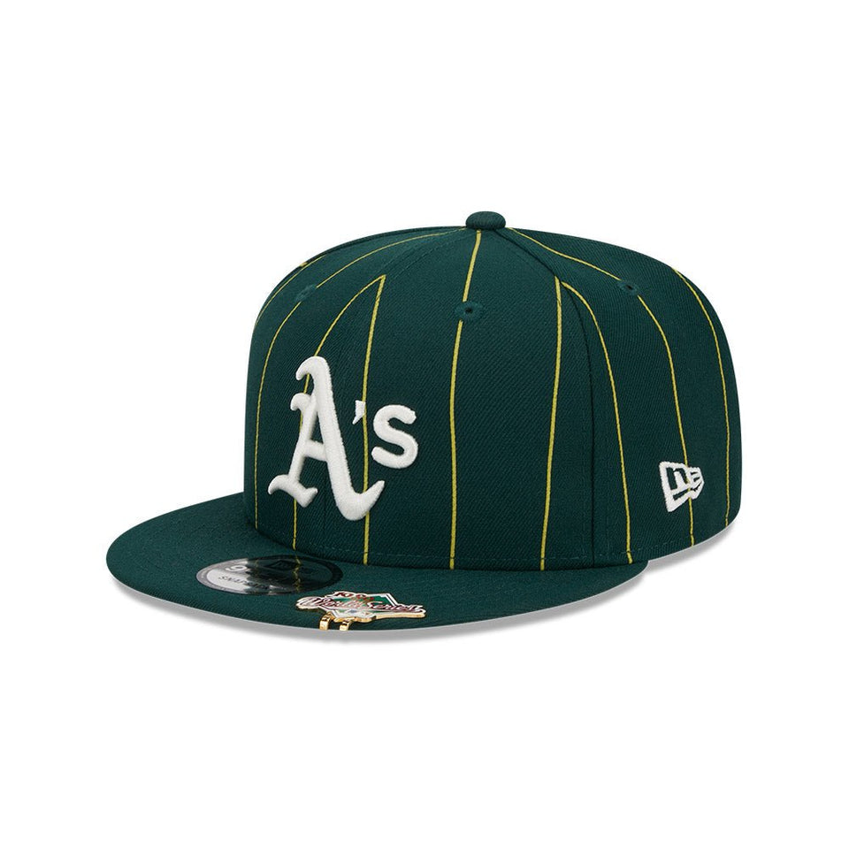 9FIFTY MLB Pinstripe Visor Clip オークランド・アスレチックス