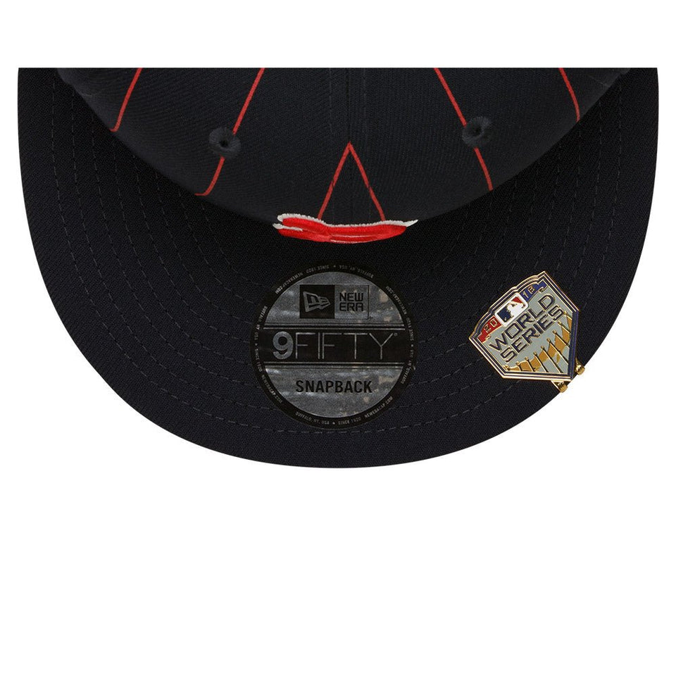 9FIFTY MLB Pinstripe Visor Clip ボストン・レッドソックス ネイビー ケリーアンダーバイザー - 13743481-OSFM | NEW ERA ニューエラ公式オンラインストア