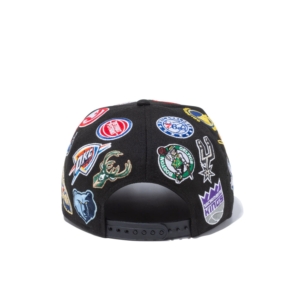 9FIFTY チームロゴオールオーバー NBA ブラック | ニューエラ