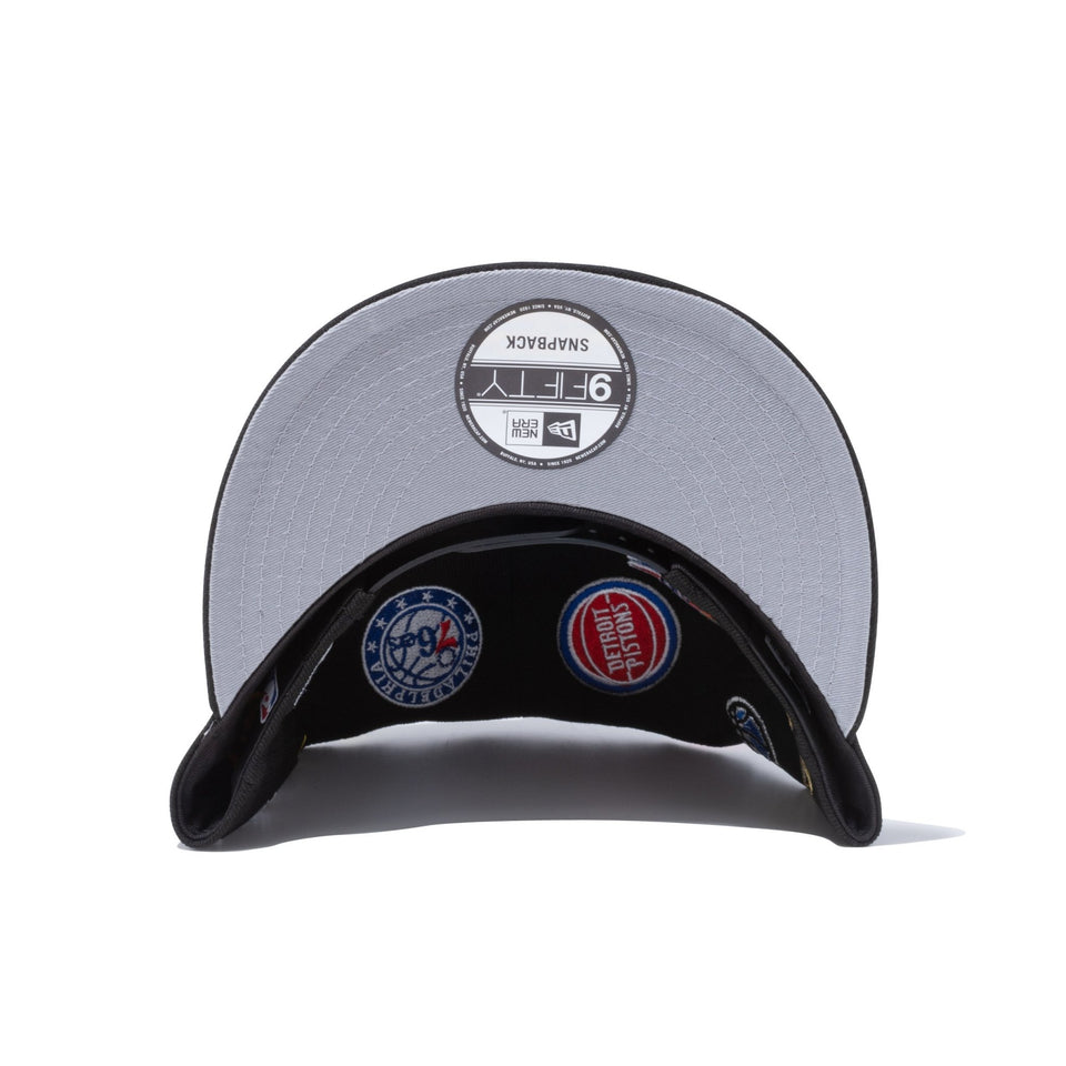 9FIFTY チームロゴオールオーバー NBA ブラック | ニューエラ