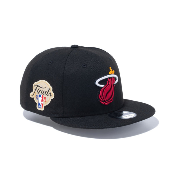 9FIFTY NBA 2023 Finalsパッチ マイアミ・ヒート ブラック