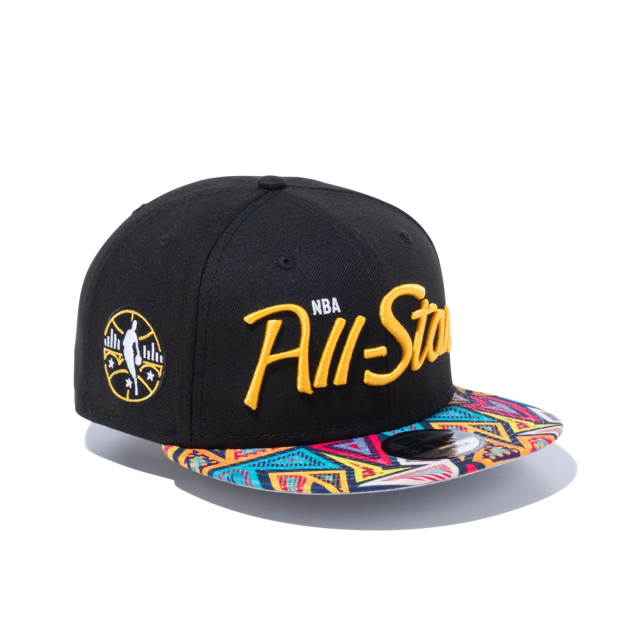 9FIFTY NBA All-Star 2022 スクリプトロゴ パターンバイザー ブラック