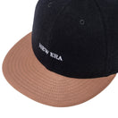 9FIFTY メルトン NEW ERA ブラック ブラウンスエードバイザー - 12853875-SM | NEW ERA ニューエラ公式オンラインストア