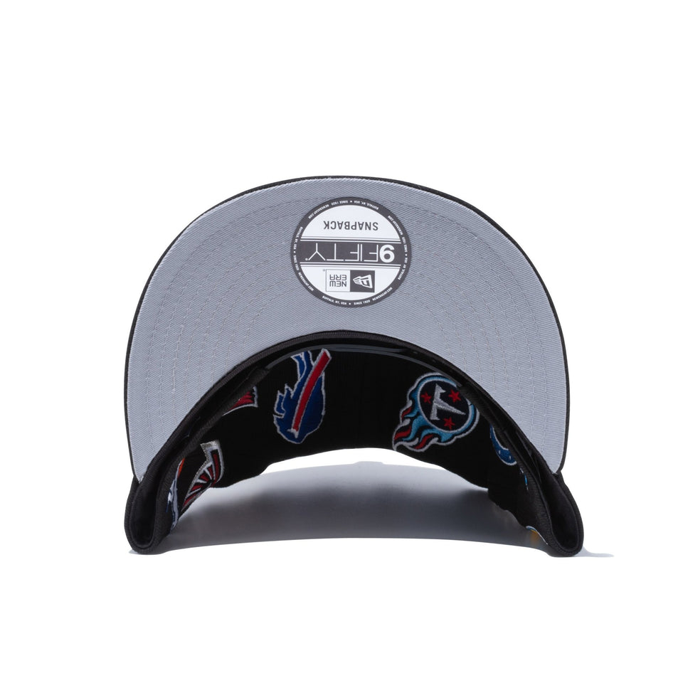 9FIFTY チームロゴオールオーバー NFL ブラック | ニューエラ