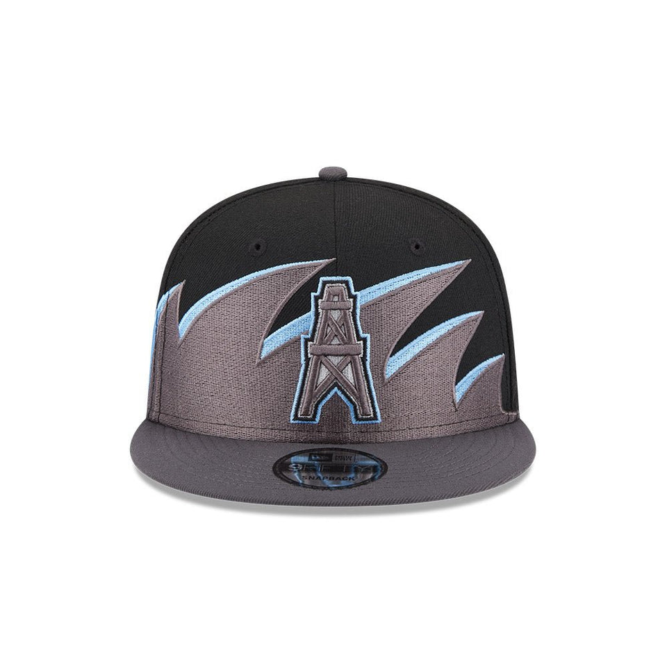 9FIFTY NFL Tidal ヒューストン・オイラーズ ブラック グレーアンダーバイザー - 13542603-OSFM | NEW ERA ニューエラ公式オンラインストア