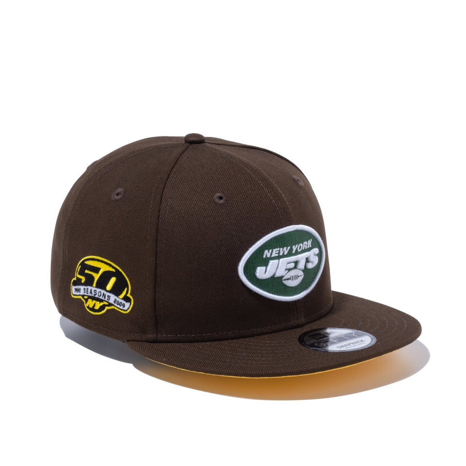 9FIFTY NYC Yellow Cab ニューヨーク・ジェッツ イエローアンダーバイザー - 13328196-SM | NEW ERA ニューエラ公式オンラインストア