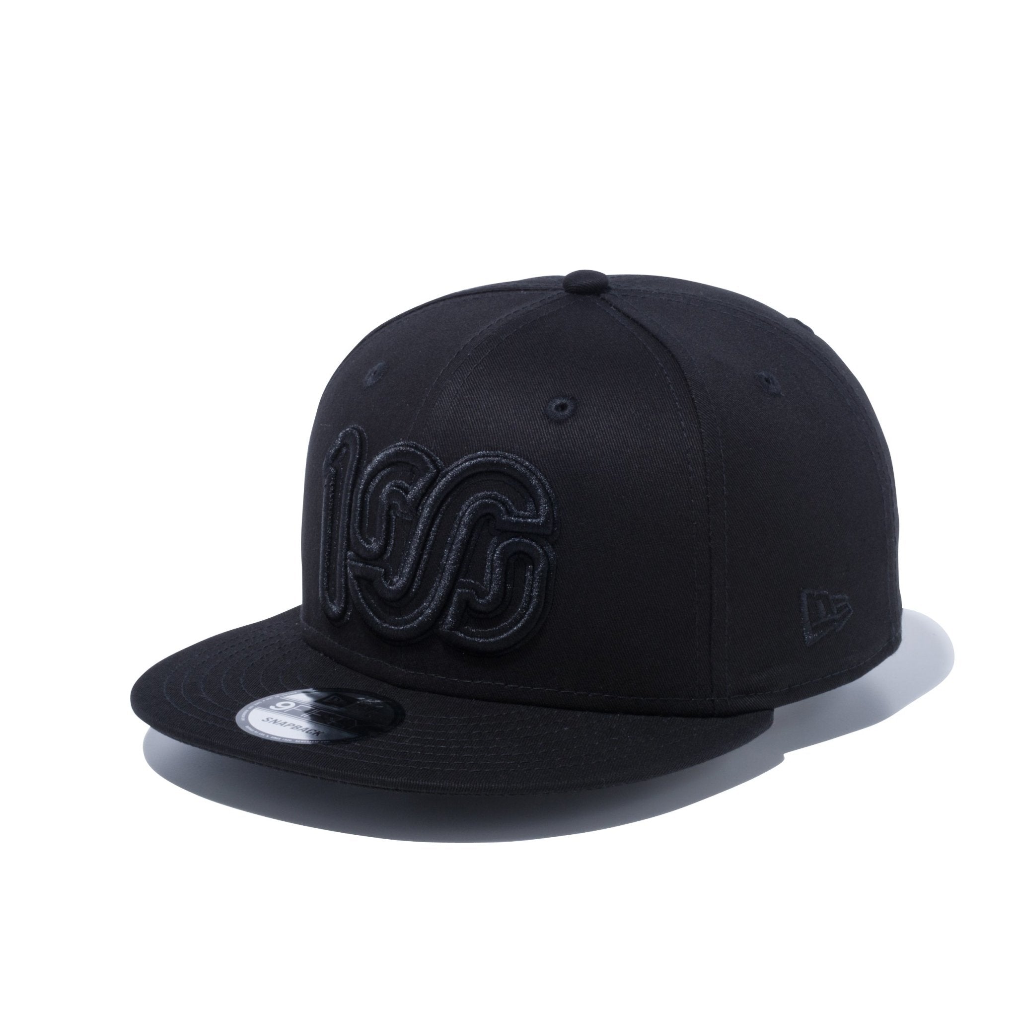 9FIFTY ONEHUNDRED ATHLETIC 100 ロゴ ブラック × ブラック