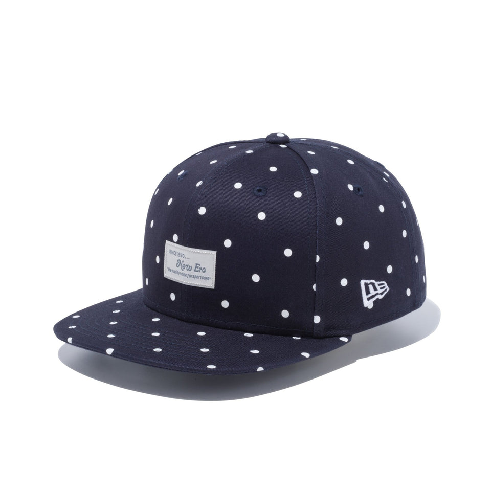 ゴルフ】 9FIFTY Original Fit ドット ウーブンパッチ ネイビー