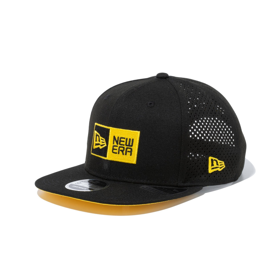 【ゴルフ】 9FIFTY Original Fit Laser Perforated ボックスロゴ ブラック × オンブレゴールド/ブラック - 13517898-OSFM | NEW ERA ニューエラ公式オンラインストア