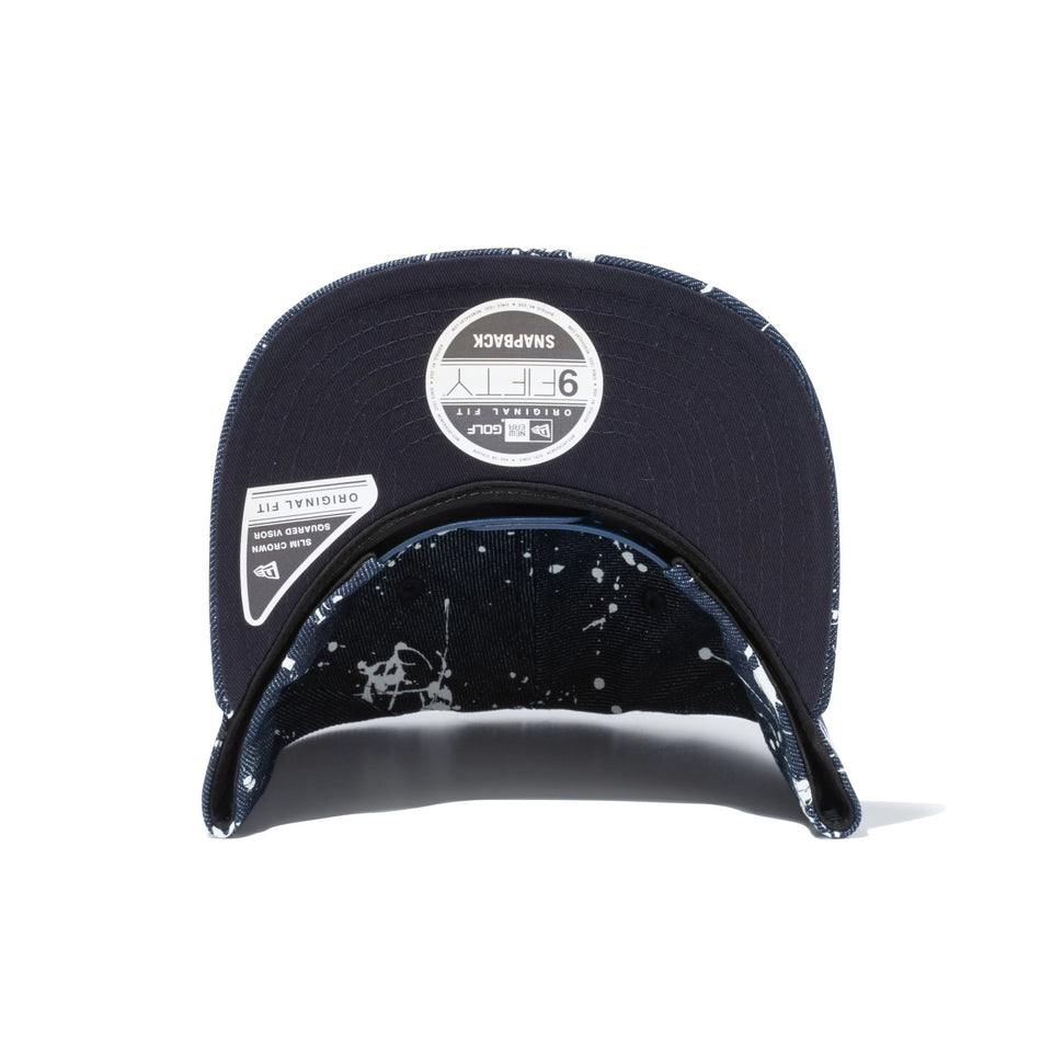 【ゴルフ】 9FIFTY Original Fit Splash Print スプラッシュペイント インディゴデニム × スノーホワイト - 13517891-OSFM | NEW ERA ニューエラ公式オンラインストア