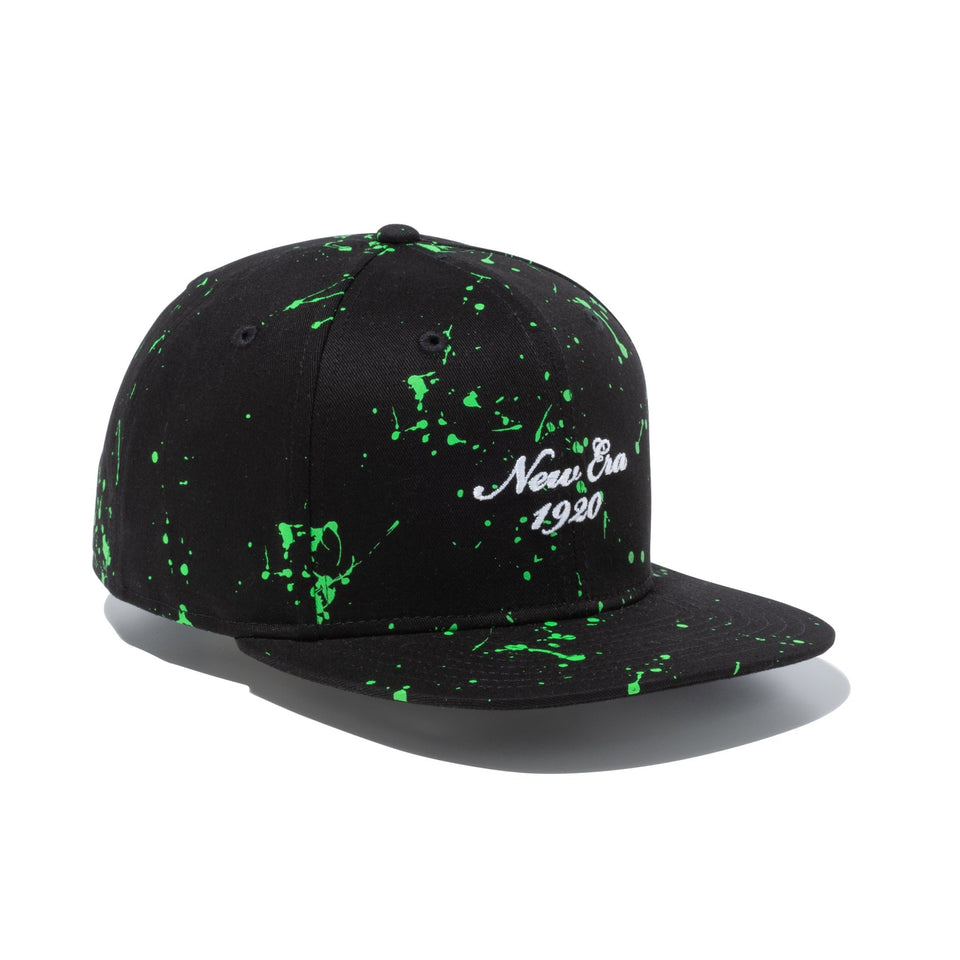 【ゴルフ】 9FIFTY Original Fit Splash Print スプラッシュペイント ブラック × スノーホワイト - 13517892-OSFM | NEW ERA ニューエラ公式オンラインストア