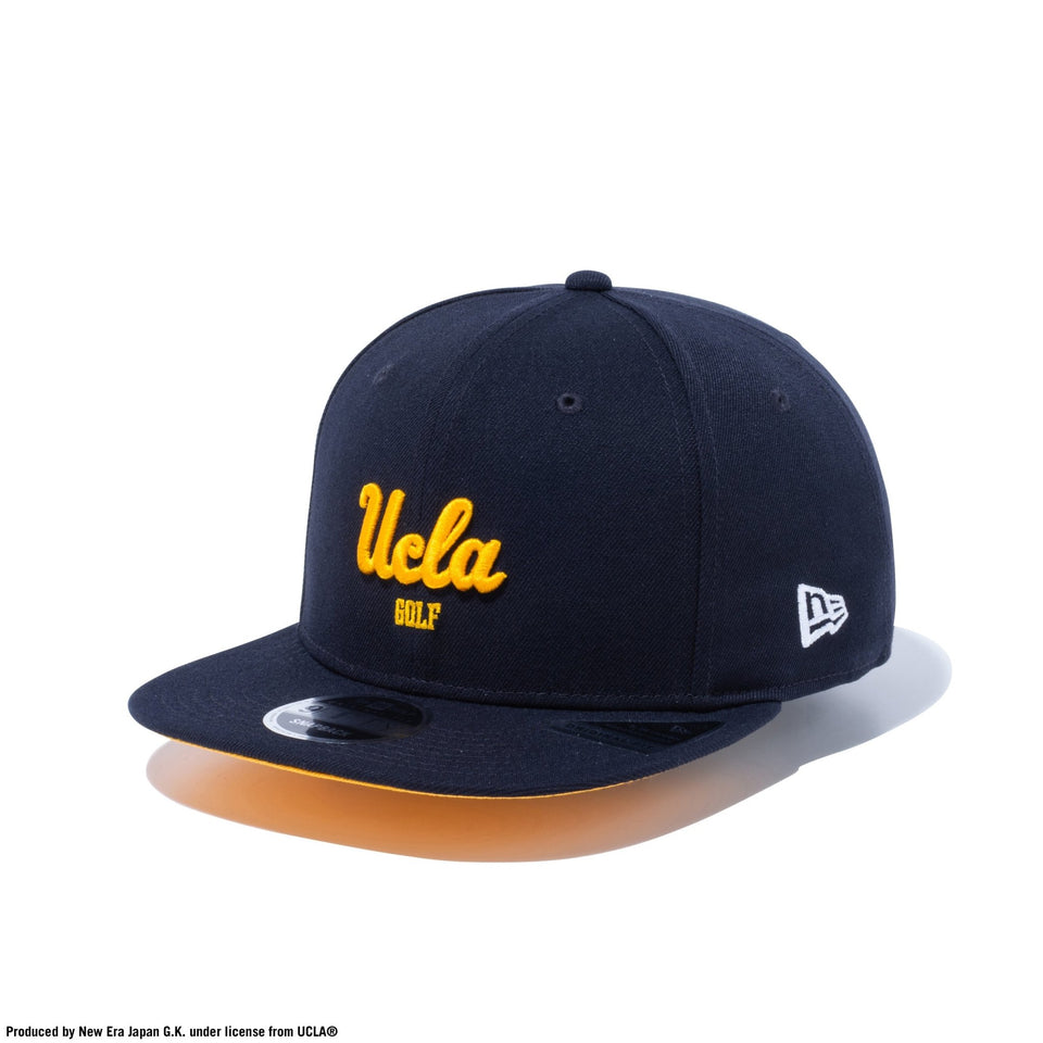 ゴルフ】 9FIFTY Original Fit UCLA スクリプトロゴ ネイビー イエロー