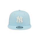 9FIFTY Pastel Patch ニューヨーク・ヤンキース ライトブルー ピンクアンダーバイザー - 13699580-SM | NEW ERA ニューエラ公式オンラインストア