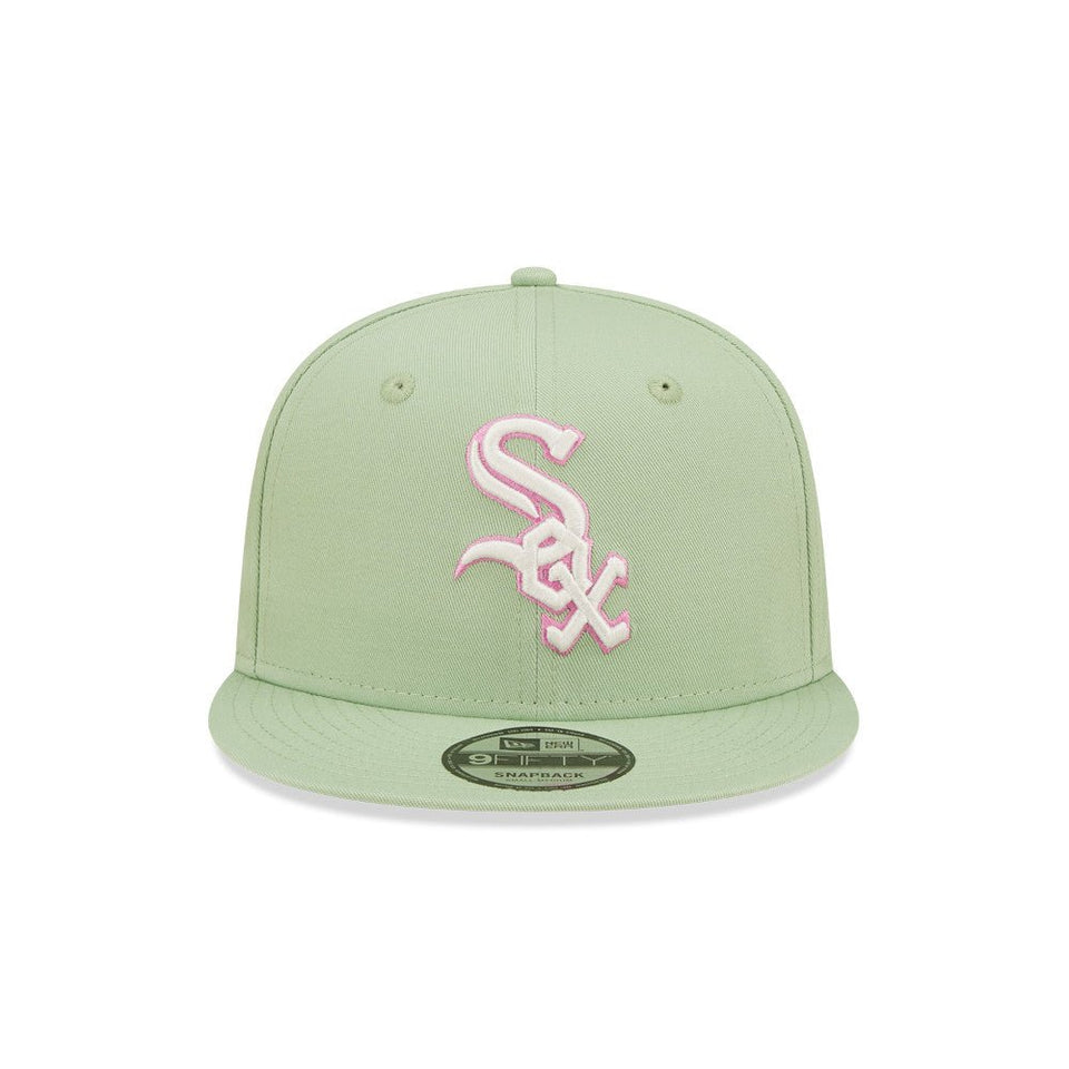 9FIFTY Pastel Patch シカゴ・ホワイトソックス ライトグリーン ピンクアンダーバイザー