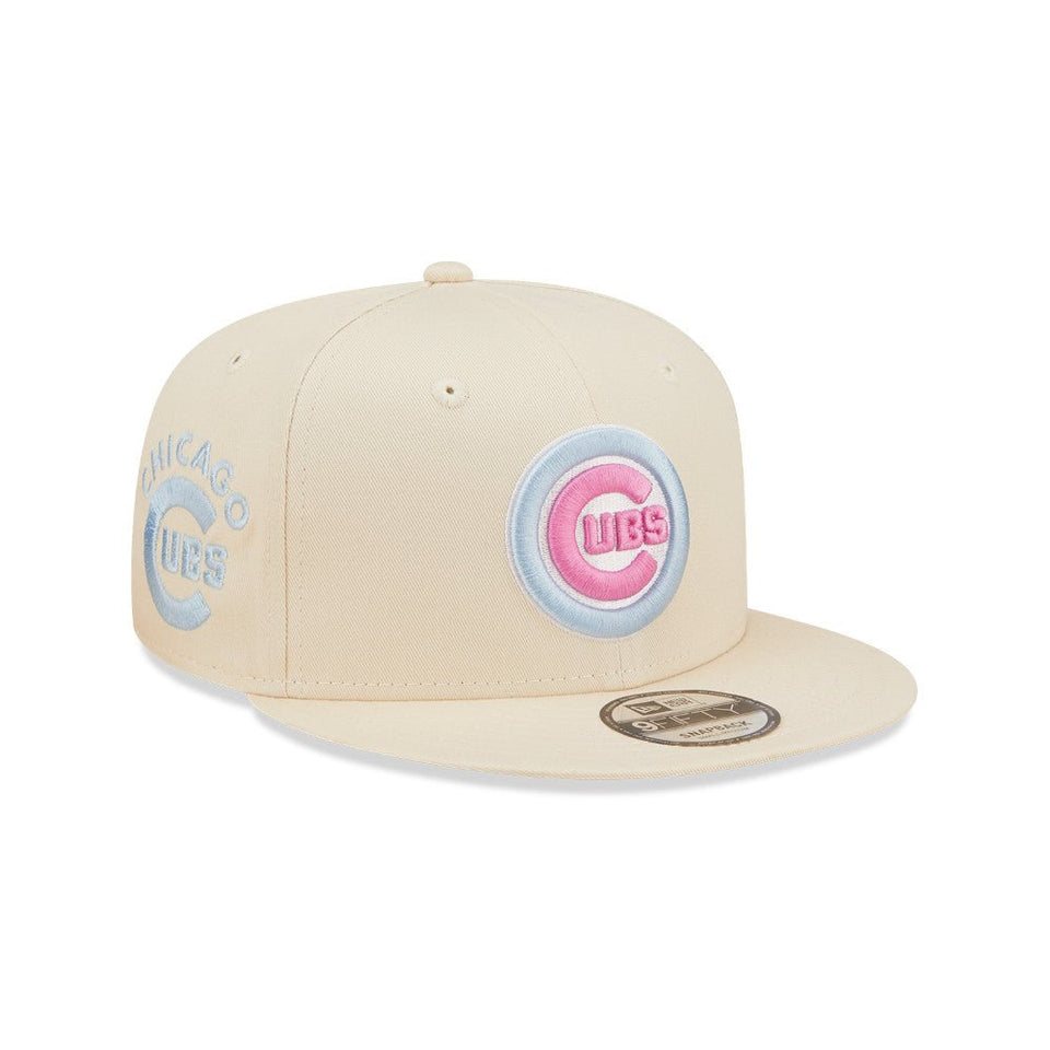 9FIFTY Pastel Patch シカゴ・カブス ベージュ ライトブルーアンダーバイザー