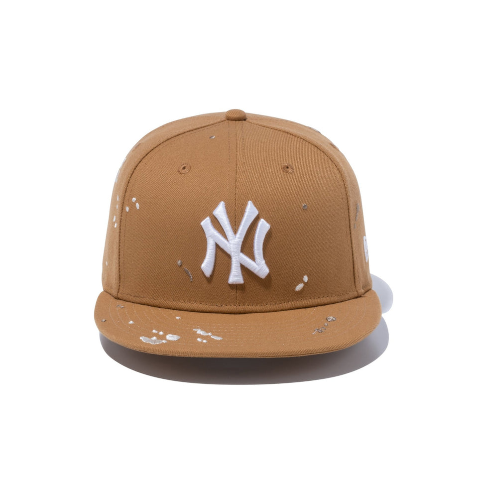 9FIFTY Splash Embroidery ニューヨーク・ヤンキース ウィート - 13750619-SM | NEW ERA ニューエラ公式オンラインストア