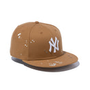 9FIFTY Splash Embroidery ニューヨーク・ヤンキース ウィート - 13750619-SM | NEW ERA ニューエラ公式オンラインストア