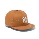 9FIFTY Splash Paint スプラッシュペイント ニューヨーク・ヤンキース ライトブロンズ - 13515854-SM | NEW ERA ニューエラ公式オンラインストア