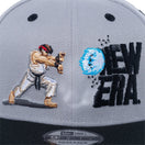 9FIFTY STREET FIGHTER II ストリートファイターII リュウ グレー ブラックバイザー - 14125281-SM | NEW ERA ニューエラ公式オンラインストア